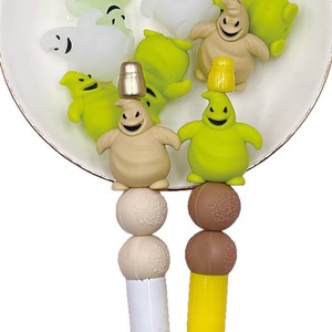 Cuentas de silicona 3D con temática de Halloween para bolígrafos, formas mixtas, material de calidad alimentaria, paquete individual - Product Image 5