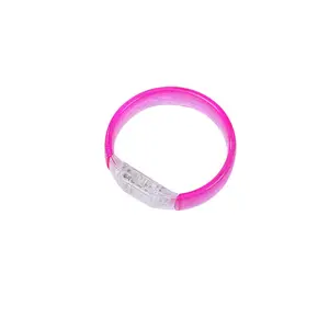 Vibrer l'éclairage 13.56MHz NFC ISO14443A Silicone RFID Led Bracelet Pour La Fête De La Musique