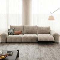 ATUNUS Modernes Elektrisches Sofa-Set Chenille-Couch Wohnzimmermöbel Modulares Sektional-Relaxsofa Elektrisches Cloud-Sofa-Set