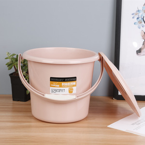 Plastic <b>Bucket</b> <b>With</b> <b>Lid</b> Large Size PP Material Durable For Home And School Use - Product Image 2