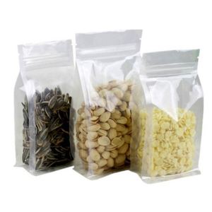 Custom logo Full Transparent Sides Gusseted Sealing <b>Zip</b> <b>Lock</b> <b>Bag</b> 20x30cm Promotional Pack - Product Image 3