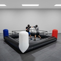 Personnalisé Enfants Adultes Boxe Videur Gonflable Anneau de Lutte Gonflable Anneau de Boxe pour Location