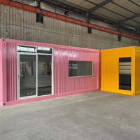 Maison conteneur portable moderne et respirante, sur mesure pour usine, pour bâtiment de bureaux, avec garantie d'un an