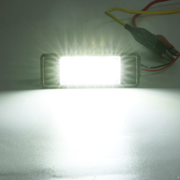 Lumière de plaque d'immatriculation LED pour voiture, éclairage de plaque d'immatriculation, lampes de plaque d'immatriculation pour Peugeot 207 308 Citroën Berlingo C2 C3 Pluriel