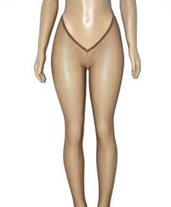 Nouvelles idées de produits 2023 Carnaval Glitter Fishnet V Cut Bas <span class=keywords><strong>Collants</strong></span> multiples pour la fête - Product Image 5