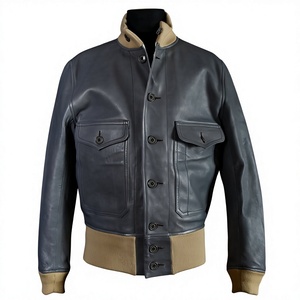 Chaqueta de Motociclista Unisex de Piel Sintética de Cordero, Impermeable, Resistente al Viento, Estilo Formal de Invierno, Totalmente Personalizable, con Garantía de Calidad - Product Image 1