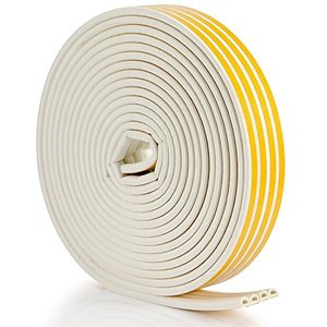 Espuma de esponja EPDM, tira de sellado de goma autoadhesiva en forma de I/E/<span class=keywords><strong>P</strong></span>/D para puerta de madera, ventana, tira de sellado de goma insonorizada a prueba de polvo - Product Image 3