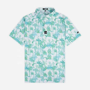 Chemises polo pour hommes de golf personnalisées avec logo brodé haut de gamme, séchage rapide, extensible dans 4 directions, sans plis, chemise polo d'affaires pour hommes - Product Image 1