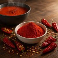 Poudre de poivron rouge naturel pur, à mailles fines, de qualité alimentaire pour la transformation alimentaire