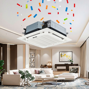 Climatiseur de plafond Vestar U-match VRV VRF, type cassette, unité de ventilation à retour d'air, climatisation centrale résidentielle - Product Image 1