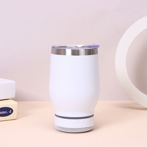 Vaso Térmico Inteligente de Acero Inoxidable con Bluetooth y Logotipo Personalizado, 12 oz, con Tapa, para Agua, Música y Camping - Product Image 3