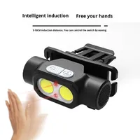 Phare à LED XHP50 Lampe frontale d'extérieur à détecteur de mouvement avec phare de travail magnétique pour le camping, la course et l'équitation