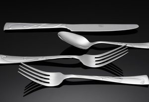 سكاكين وشوك للشواء ecالمنزلي ، أدوات مائدة متينة من الفولاذ المقاوم للصدأ - Product Image 4