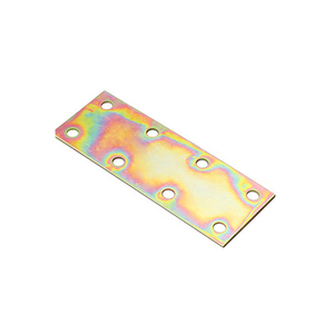 10 Piezas de Conectores Planos de Hierro Perforado en Ángulo Recto para Muebles, Piezas de Fijación para Tableros de Madera - Product Image 4