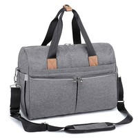 Organisateur de poussette avec porte-gobelets isothermes, sac à bandoulière amovible, organisateur imperméable en tissu Oxford avec plusieurs poches