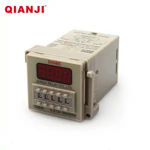 千极中国延时继电器DH48S-S 24小时定时继电器12伏24V