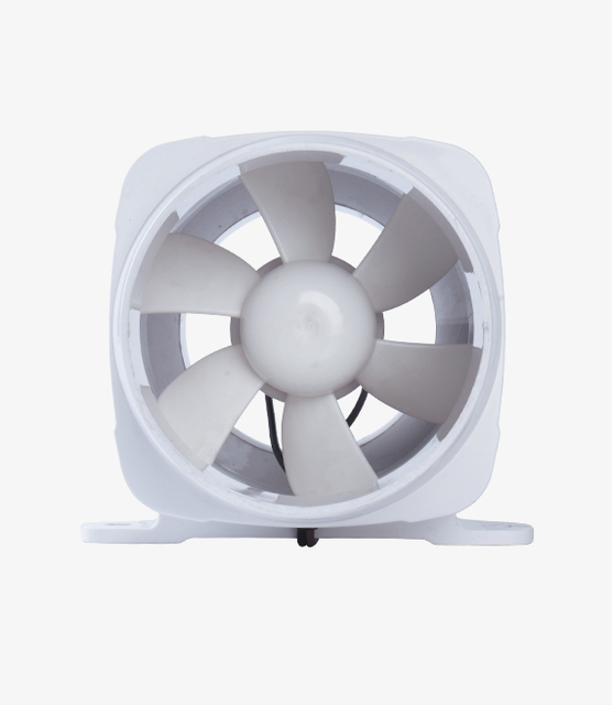 SEA FLO 4" In-line Electric Marine Bilge Air Blower 12V 270CFM Centrifugal Fan with Brushed Motor