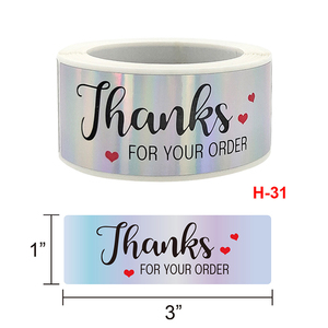 Autocollant de décoration en vinyle, étiquettes holographiques imperméables, pour prendre en charge <span class=keywords><strong>mon</strong></span> petit paquet professionnel, laser, 10 pièces - Product Image 2