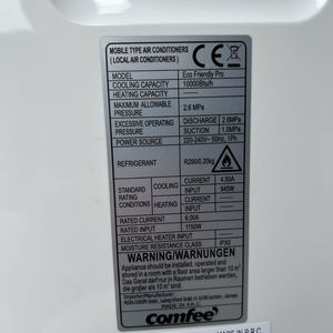 Nuevo Aire Acondicionado Portátil Z AC, Equipado con 1.2HP y 10000BTU para Fines de Refrigeración, Aire Acondicionado Doméstico - Product Image 3