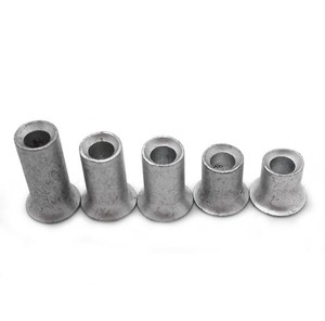 Rivets aveugles en aluminium fournis par le fabricant, tête de 4 mm de diamètre, longueur de 8 mm, classe 6, toutes tailles, rivets argentés colorés, Alu Rebite - Product Image 4