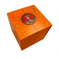 Boîte magnétique rigide en carton écologique de luxe personnalisée, boîte cadeau magnétique de luxe écologique, petit tiroir avec gaufrage