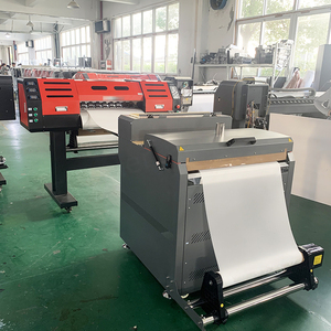 Imprimante DTF à double tête I3200 haute vitesse 60 cm avec machine à secouer la poudre automatique, imprimante numérique pour film PET, pas besoin de découpeuse - Product Image 2