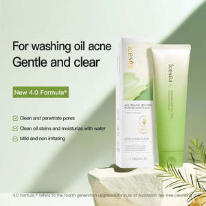 Soin de la peau Icesea, peau grasse, contrôle du sébum et hydratation, extraction de plantes, nettoyant facial moussant de haute qualité, nettoyage en profondeur - Product Image 2
