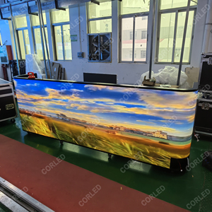 <span class=keywords><strong>Table</strong></span> de DJ portable avec écran d'affichage et éclairage LED pour bars, boîtes de nuit, mariages, hôtels, marchés et boutiques - Product Image 2