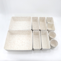Panier de rangement multifonctionnel en feutre à ouverture supérieure pour jouets, bac de rangement en feutre pour organisateur de tiroir de placard