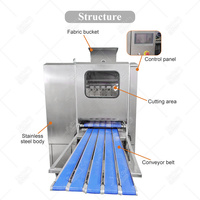 Machine à couper les boules de pâte en acier inoxydable MY 800g, diviseur de pâte pour pains à burger, rondeuruseuse pour boulangerie
