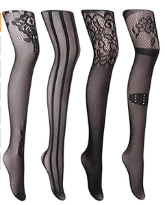 Commercio All'ingrosso Senza Soluzione di Continuità Jacquard Embroid Floral Patterned Calze a Rete/di Modo <span class=keywords><strong>Collant</strong></span> - Product Image 4