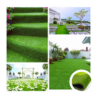 Gazon synthétique artificiel de haute qualité pour jardin, 30 mm