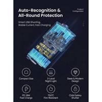 Clieam Wholesale Verified PRO US Station d'alimentation de bureau 4 prises PD 18W USB C Protection contre les surtensions avec veilleuse