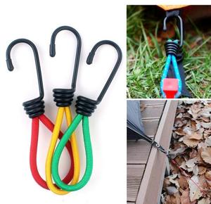 Cuerda Elástica Resistente con Ganchos, Cordón Reflectante Ajustable para Fijación de Toldos, Lonas y Carpas, Venta al Por Mayor - Product Image 2
