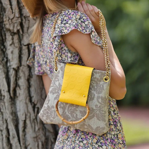 Made In Italy borsa artigianale nuova moda Design PVC e cotone materiale borse a tracolla da donna con catena per tutta la stagione - Product Image 1