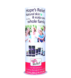 Dễ Dàng Lắp Ráp Totem Cutouts Tông <span class=keywords><strong>Standee</strong></span> Hiển Thị Quảng Cáo Cho Sản Phẩm Chăm Sóc Da - Product Image 3