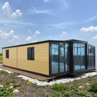 Maison préfabriquée de luxe isolée et extensible, conteneur, 2, 4, 5 chambres, villa préfabriquée, maison mobile, construction, immobilier