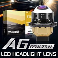 Projecteur LED universel 3.0 pouces non destructif, faisceau haut/bas, 12V 75W, modèle DEAO A6, éclairage de travail tout-terrain