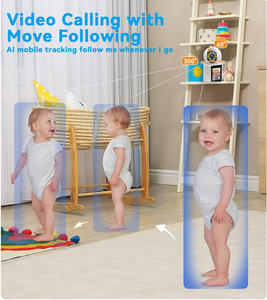 Camera trong nhà 2MP, camera thông minh PTZ cho an ninh gia đình với phát hiện chuyển động màn hình bé nhỏ với ứng dụng điện thoại, 2.4G <span class=keywords><strong>WIFI</strong></span> Pet cam - Product Image 6