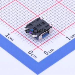 TS-1158B-B-A-BL Tactile Switch SMD-4P,6.2x6.2mm Switch Single Pole Single Throw Round Button 1.6N Vertical Mount - Product Image 2