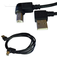 USB 2,0 macho de alta velocidad conductor de cobre estañado PVC chaqueta trenza blindaje cables de datos para impresoras dispositivos móviles