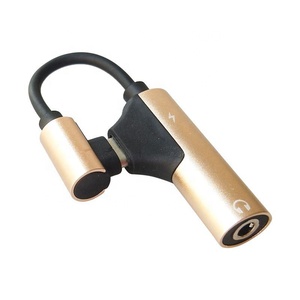 <span class=keywords><strong>L</strong></span> Shape Angle <span class=keywords><strong>USB</strong></span> Loại C Đến 3.5Mm Bộ Chuyển Đổi Tai Nghe 2in1 Âm Thanh/Sạc/Gọi/Âm Nhạc - Product Image 3