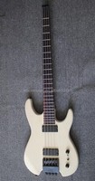 Weifang Rebon Kit de guitare basse électrique sans tête à 4 cordes avec incrustation de touche lumineuse à led