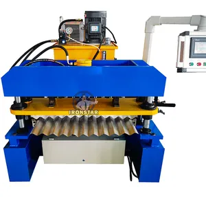 2024 rouleau de toit ondulé formant la machine et la ligne de production de profil de nervure d'ondulation