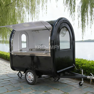 Most Popular Concession Coffee Cart Trailers Towable Trailer Commercial Service Window <b>Caravan</b> Kitchen Bubble Tea Food Truck - Product Image 4