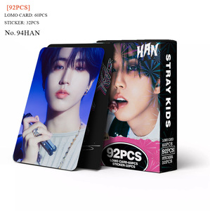 Vente en gros de 92 cartes LOMO 5 étoiles nouvel album pour enfants errants KPOP LEEKNOW FELIX cartes photo - Product Image 2