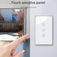 Interrupteur intelligent pour porte de garage US Alexa Google Home TUYA, contrôleur de volet roulant Wi-Fi, interrupteur tactile automatique