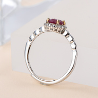 Collection de bagues en rubis naturel de qualité supérieure - Bagues en pierres précieuses rubis rouge ovale de qualité supérieure, rhodiées, certifiées CMA pour les fournisseurs de bijoux, personnalisables