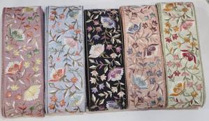 Vente chaude Nouveau Vintage Style Ethnique Tulle Dentelle Artisanat Coupe Bordure Coloré Maille Broderie Dentelle Garniture - Product Image 3