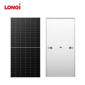 Panneaux solaires monocristallins bifaciaux Longji Black 450W-1000W 9BB demi-cellules, efficacité 20,4%, verre trempé 3,2 mm, cadre en aluminium anodisé - Product Image 2